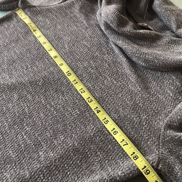 Loft Outlet‎ Gray Cowl Neck Long Sleeve Dress - Picture 6 of 7